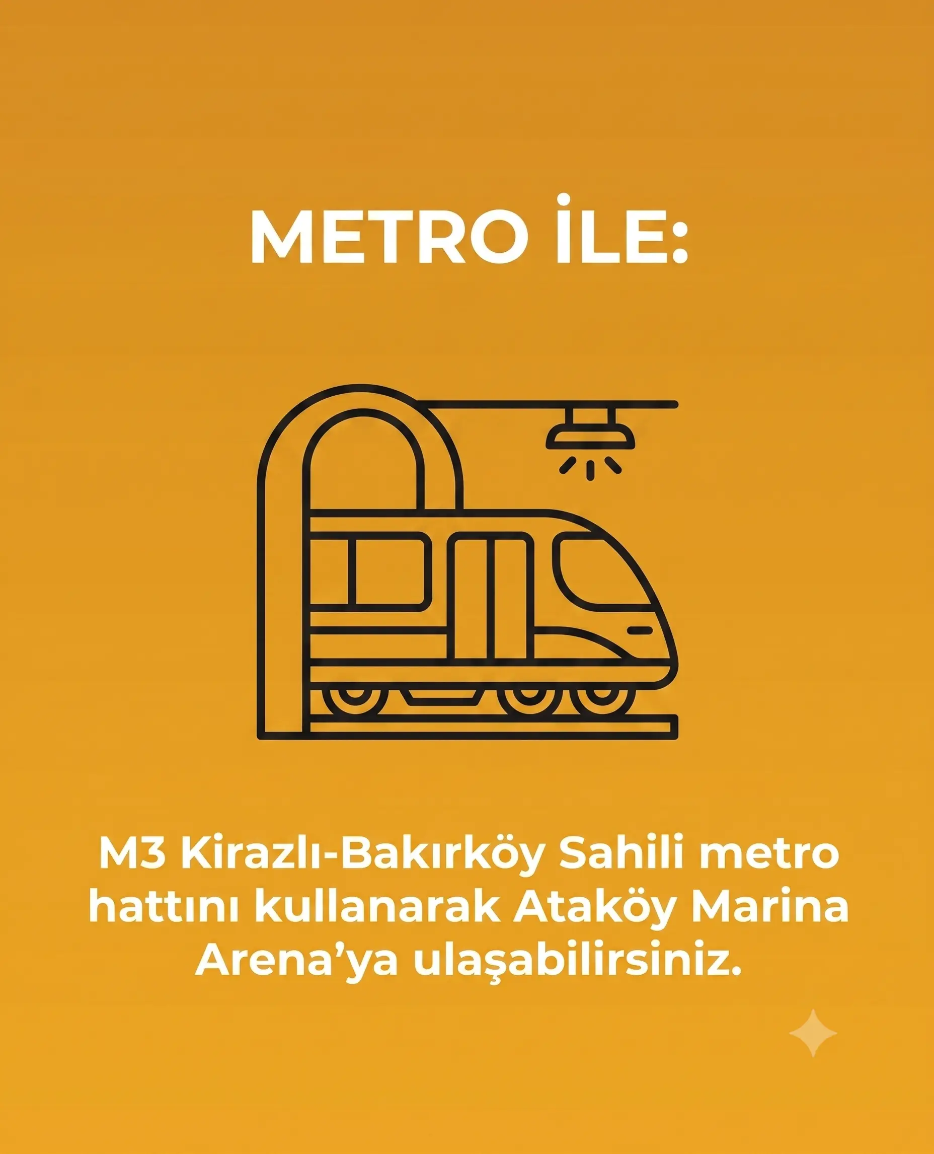Metro ile Ataköy Marina Ulaşımı
