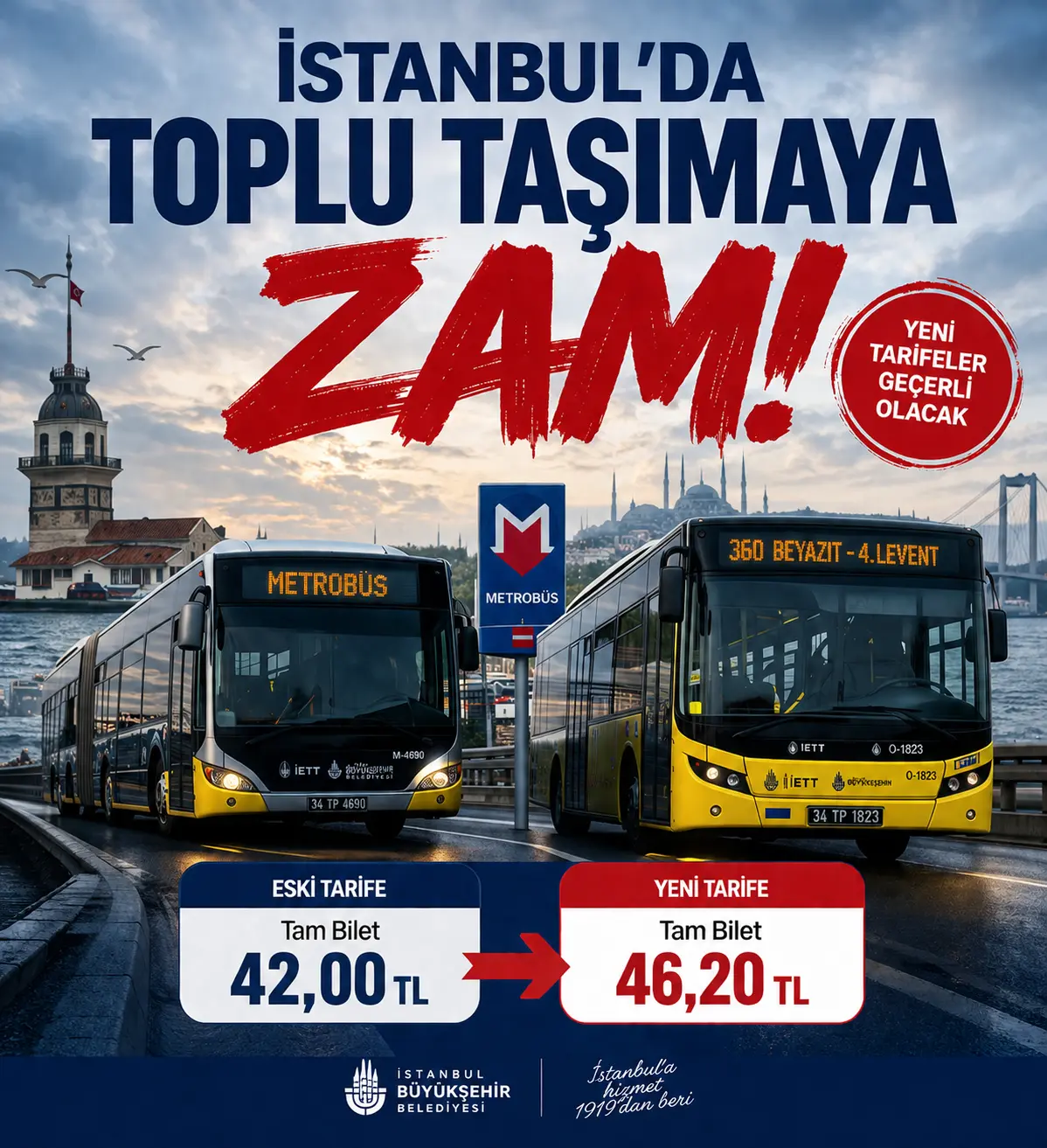 İstanbul toplu taşıma zammı Temmuz 2026: metro turnikeleri ve İstanbulkart yeni ücret tarifesi